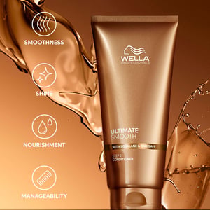 Wella Ultimate Smooth Conditioner 200ml für nährendes und glänzendes Haar