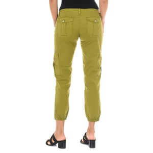 MET Damen Cargoy Regular Fit Knöchellange Hose Grün