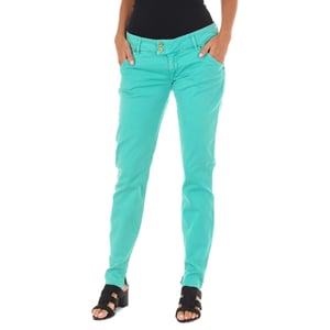 MET Damen Hose K-Chino Regular fit Knöchellang Hellblau