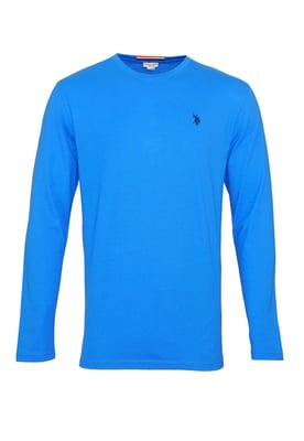 U.S. Polo Assn. Langarmshirts in Hellblau