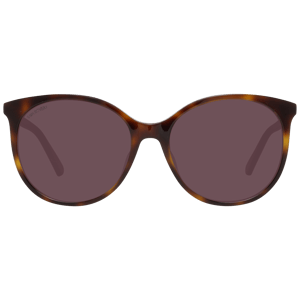Swarovski Round Womens Dark Havana Brown Gradient Sonnenbrille