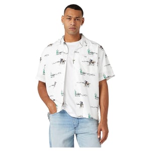 Wrangler - RESORT SHIRT WORN IN WHITE
