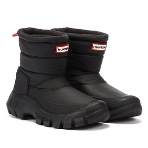 Hunter Intrepid Short Snow Damen Lederstiefel