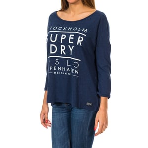 Nordic Slouch Crew G60119XNS Damen Pullover mit 3/4 Ärmeln