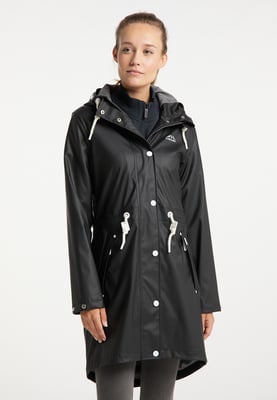 ICEBOUND Serie urban rain Regenmantel Damen Schwarz