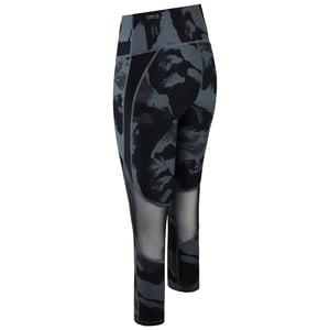 Under Armour Project Rock Damen Schwarz/Grau -Knöchel -Leggings