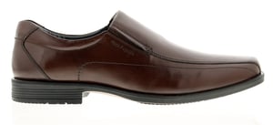 Hush Puppies brody slip on Leder Herren Smart Schuhe braun