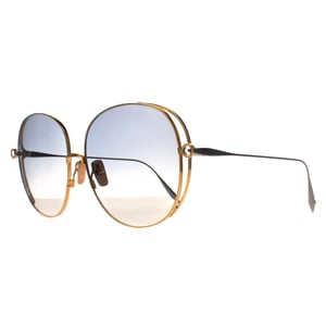 Dita Round Womens Gold Schwarz Palladium Hellgrau bis Hellbraun Gradient Arohz