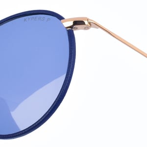 Grazy Frauen runde Form Metall-Sonnenbrille