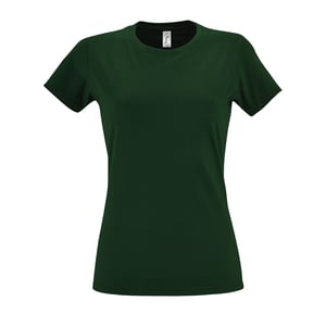 SOLS Imperial Damen T-Shirt, Kurzarm, Rundhalsausschnitt (Flaschengrün)