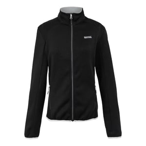 Regatta - "Newhill II" Fleecejacke Durchgehender Reißverschluss für Damen (Schwarz/Austernpilz)