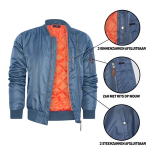 Navy Seal Jacket Navy von Cappuccino Italia in der farbe Blau und in größe M.