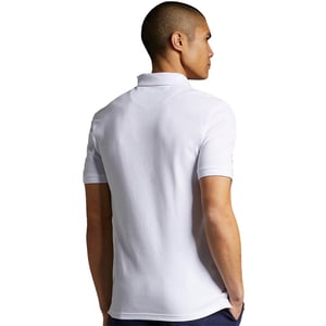 Lyle & Scott Einfarbiges Poloshirt in Weiß