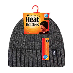 Herren 3,6 tog Fleece gefüttert Thermal Turn Over Manschette Winter Beanie Hut
