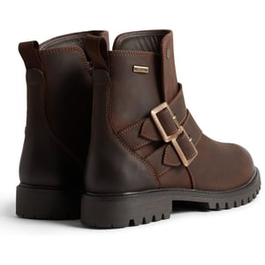 Hunter Ness Leder Damen Stiefel Braun
