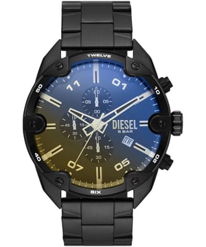 Diesel Spiked Schwarz Herren Armbanduhr DZ4609