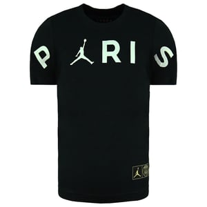 Nike Jordan x Paris Saint-Germain Header Kinder Schwarzes T-Shirt