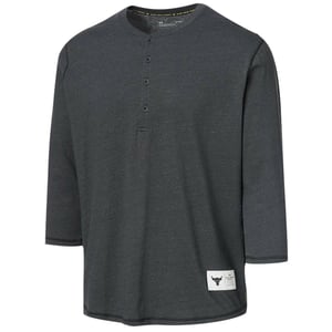 Under Armour X Project Rock 3/4 Graues T -Shirt - Herren