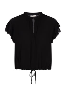 Dreimaster Bluse Damen Schwarz
