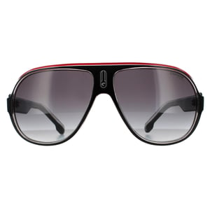 Lunettes de soleil Carrera Speedway / N T4O 9O Black Crystal Blanc rouge Gray foncé