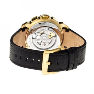 Montre automatique Heritor Conrad Skeleton à bracelet en cuir