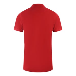 Aquascutum London Klassisches rotes Poloshirt