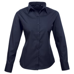 Premier - Bluse für Damen Langärmlig (Marineblau)