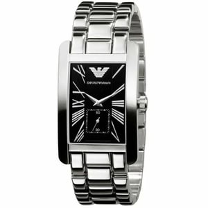 Emporio Armani AR0156 Klassisch Schwarz Rechteck Herrenuhr