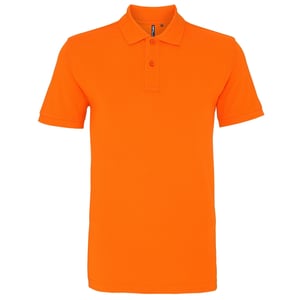 Asquith & Fox Herren-Poloshirt mit kurzen Ärmeln (Orange)