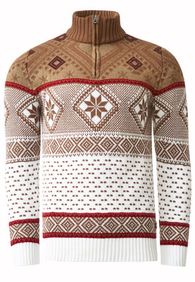 Rusty Neal Norwegischer Pullover Beige