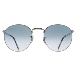 Ray-Ban Rund Unisex Silber Blau Gradient RB3637 Neu Rund