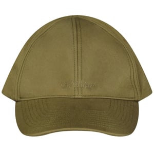 Off-White Monotone Logo Baseball Cap Grun