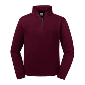 Russell Herren Authentic Quarter Zip Sweatshirt (Burgund)