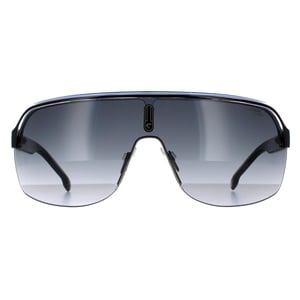 Carrera Shield Unisex Schwarz Kristall Weiß Blau Dunkelgrau Gradient Sonnenbrille