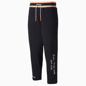 Puma x Rdet Randomevent Black Herren Cropped Sweat Hosen Jogger 596667 01