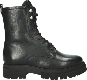 UL85 BLACK - LEATHER BOOT - FUR