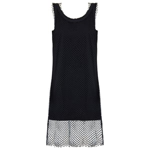Armani Exchange Netted Womens Black Kleid