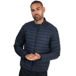 Ben Sherman Leichtgewichtige gepolsterte Trichterhalsjacke für Herren in Navy