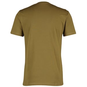 Balmain-T-Shirt mit Relief-Logo in Khaki