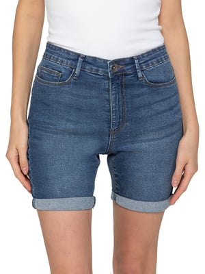 Enzo | Womens Skinny Denim Shorts