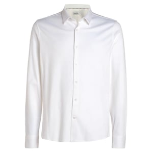 Calvin Klein Hemd Smooth Cotton Slim Hemd Weiß