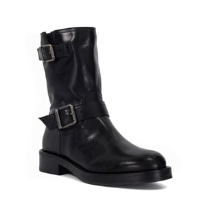 Dune Pixen Damenlederstiefel In Schwarz