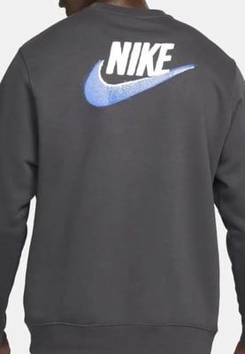 Nike Herren Standard Issue Crew-Trainingsanzug in dunklem Rauchgrau
