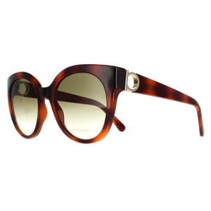 Salvatore Ferragamo Cat Eye Damen Schildkröte Grün SF1031S