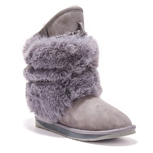 Kurze, graue Atilla-Stiefel