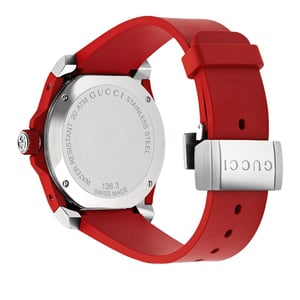 Gucci YA136309 Tauchen schwarzes Zifferblatt Silikon Herrenuhr
