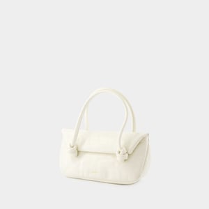 Knot Sm Schultertasche - Jil Sander - Leder - Beige