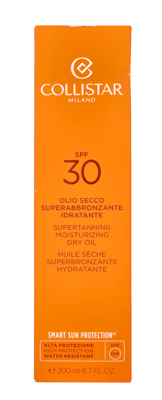 Collistar Supertanning Feuchtigkeitsspendendes Trockenöl SPF30 200 ml