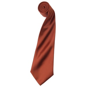 Premier - "Colours Collection" Krawatte (Kastanie)