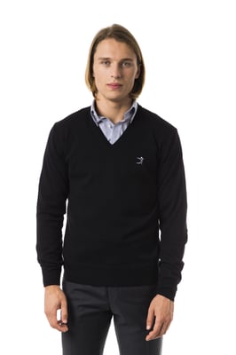 Pull Nero pour hommes Uominitaliani